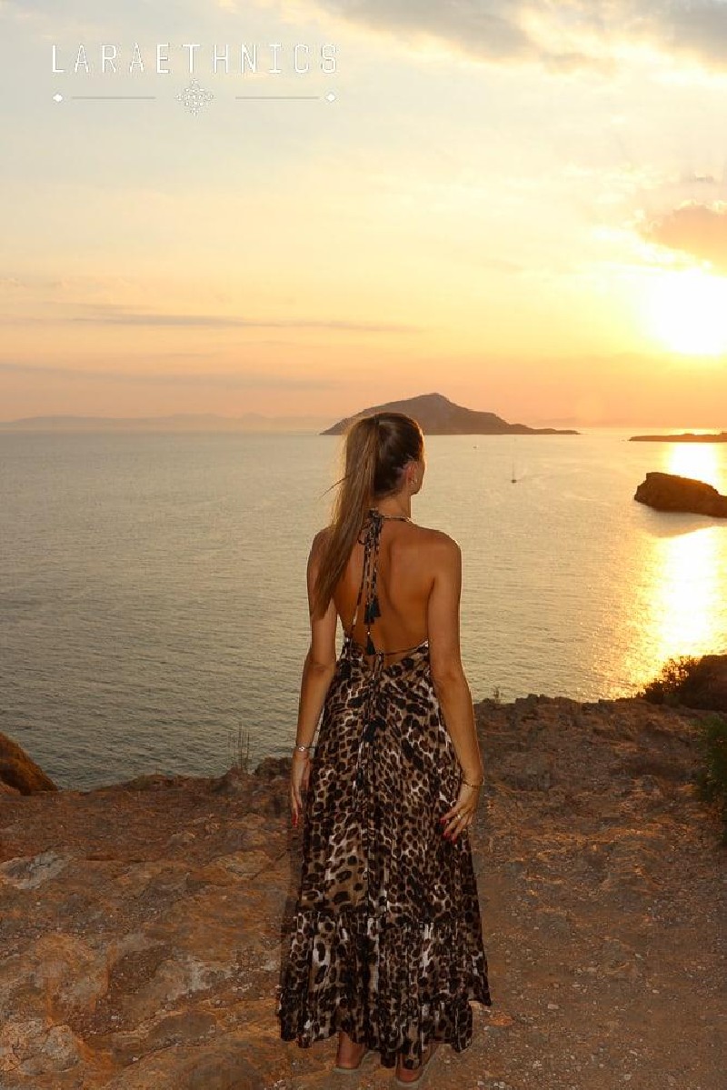 OPEN BACK LONG DRESS - PETAL OPEN BACK LONG DRESS - PETAL