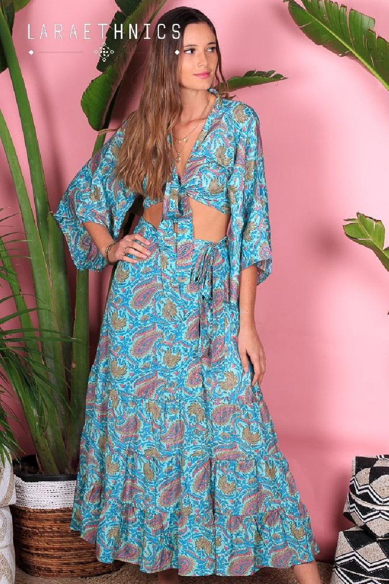 LONG WRAP SKIRT - SANOJA LONG WRAP SKIRT - SANOJA
