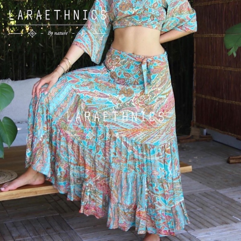 LONG WRAP SKIRT - SANOJA LONG WRAP SKIRT - SANOJA