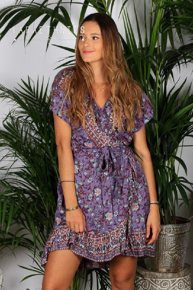 WRAP DRESS - SAVINA WRAP DRESS - SAVINA