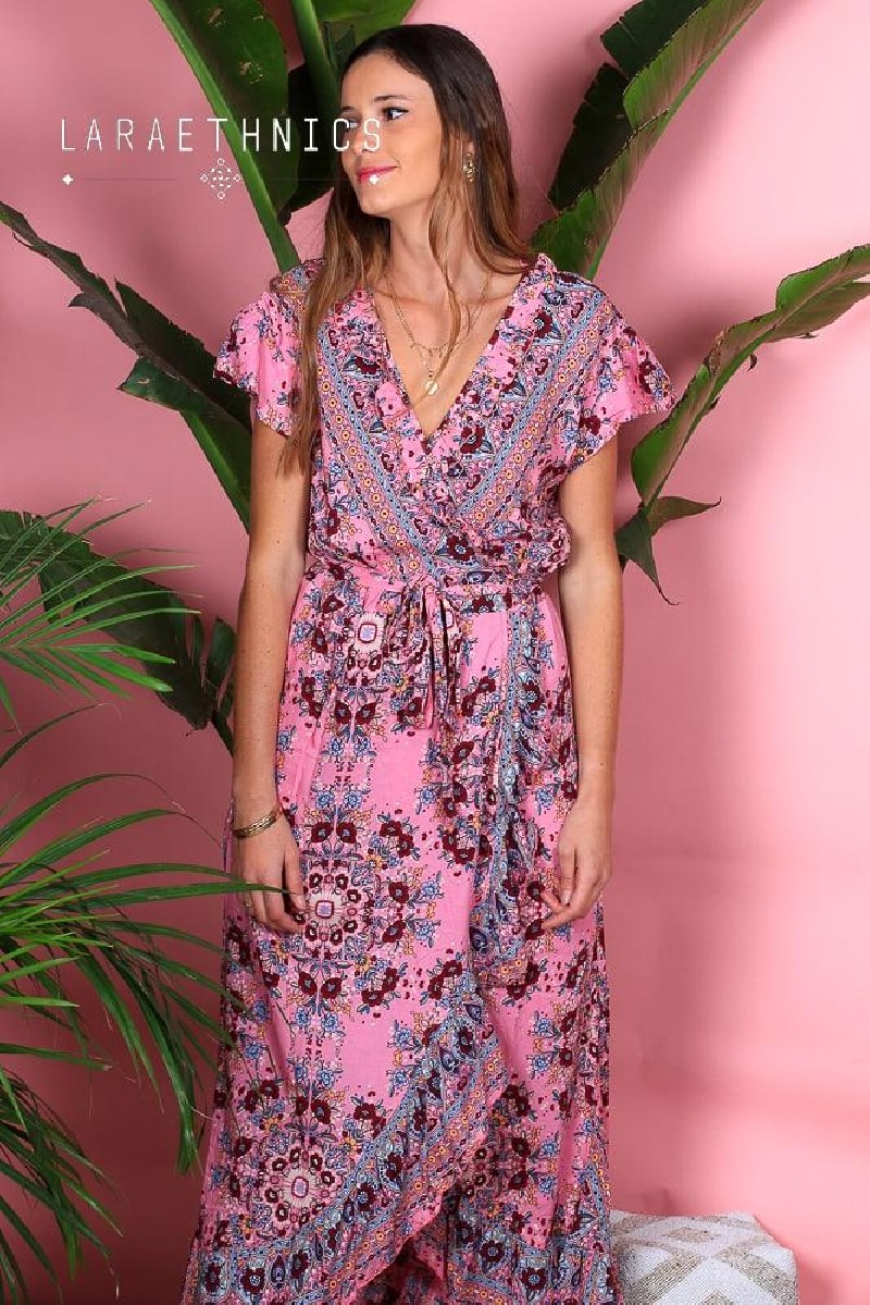 WRAP DRESS - SHAINA WRAP DRESS - SHAINA