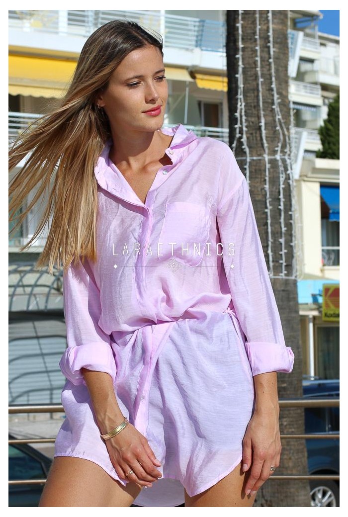 LONG SHIRT WITH LONG SLEEVES - FLAM