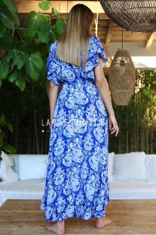 LONG WRAP DRESS - CHLOE