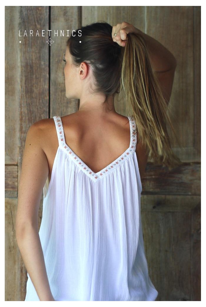 V-NECK TANK TOP - JAMU