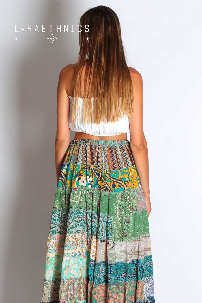 PATCHWORK SKIRT - GLAMOUR - PEOPLE