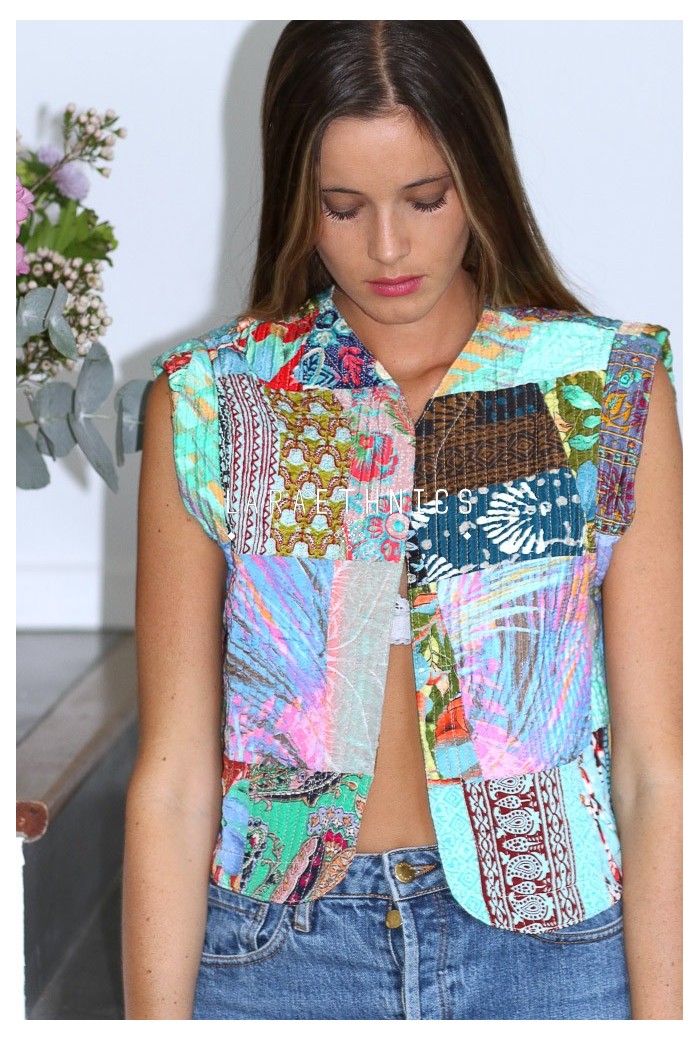 PATCHWORK VEST - ESTRELLA FUTURE