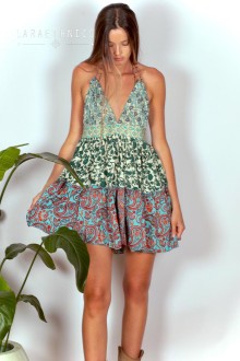 VESTIDO PATCHWORK - CENOTE BORA