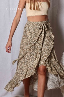 LONG WRAP SKIRT - SHARAH