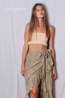 LONG WRAP SKIRT - SHARAH