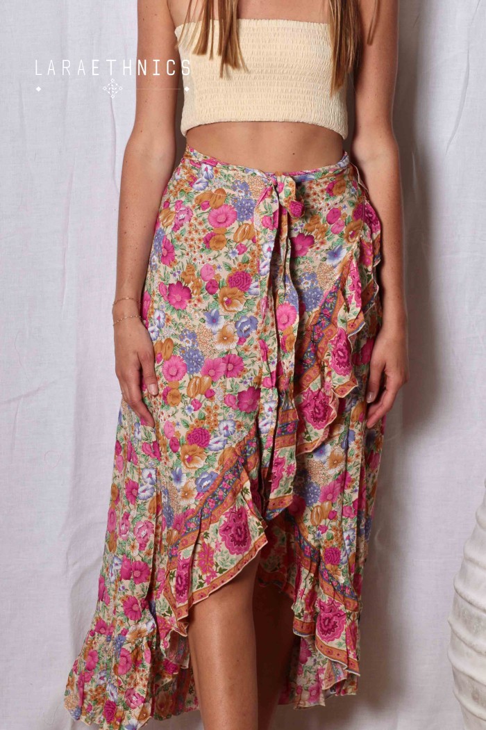 LONG WRAP SKIRT - SHARAH