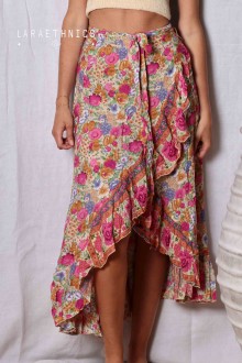 LONG WRAP SKIRT - SHARAH