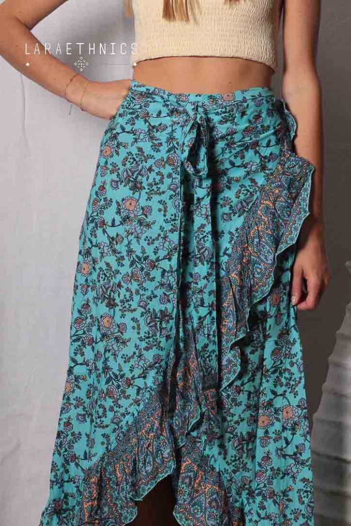 LONG WRAP SKIRT - SHARAH