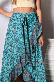 LONG WRAP SKIRT - SHARAH