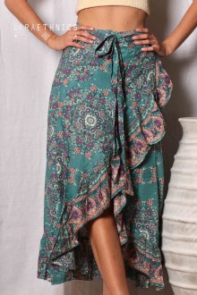 LONG WRAP SKIRT - SHARAH