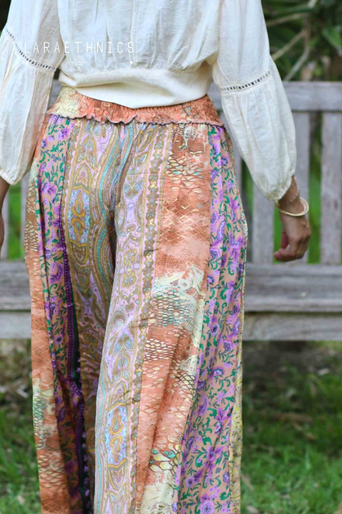 PATCHWORK PANTALONES - LAGUNA ROSAS