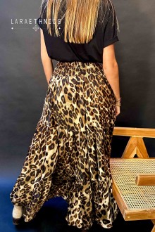 LEOPARD SKIRT - SANDRA