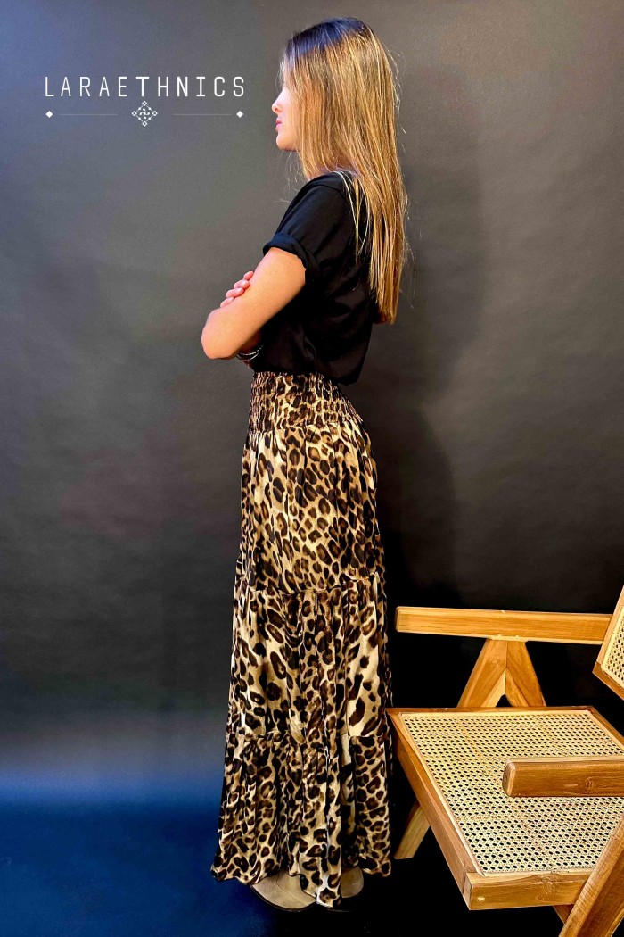 LEOPARD SKIRT - SANDRA