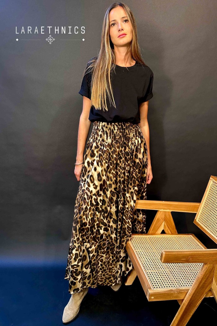 LEOPARD SKIRT - SANDRA