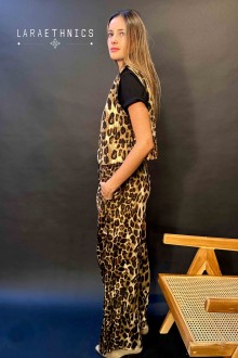 GILET LEOPARD - ESTRELLA