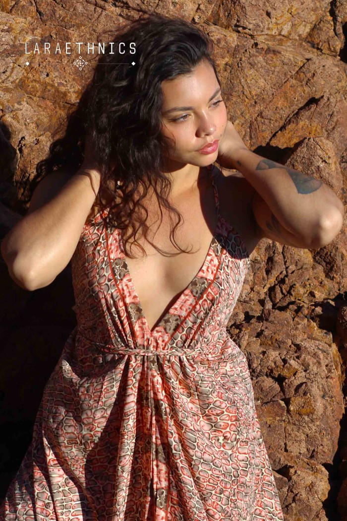 ROBE COURTE-VANILLE