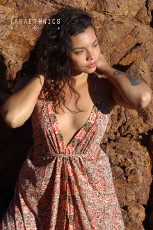 ROBE COURTE-VANILLE