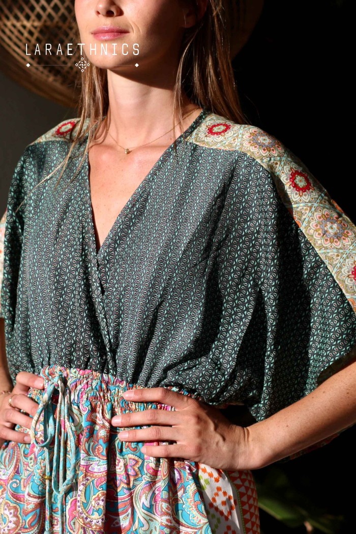VESTIDO PATCHWORK - SISTA BAMBOO