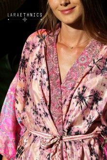 SHORT KIMONO - OCTAVIA POURPRE