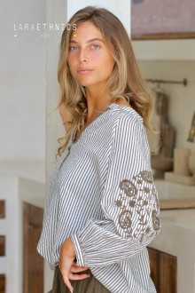 EMBROIDERED BLOUSE - ALMA