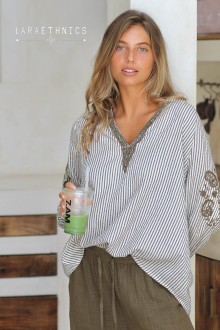 EMBROIDERED BLOUSE - ALMA