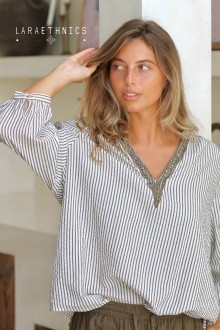 EMBROIDERED BLOUSE - ALMA