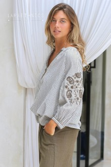 EMBROIDERED BLOUSE - ALMA