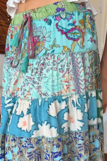 JUPE PATCHWORK - GLAMOUR SEA