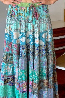 JUPE PATCHWORK - GLAMOUR SEA