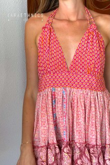 ROBE PATCHWORK - CENOTE BLUSH