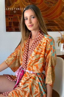 KIMONO PATCHWORK - OCTAVIA SABLE