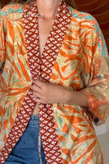 KIMONO PATCHWORK - OCTAVIA SABLE