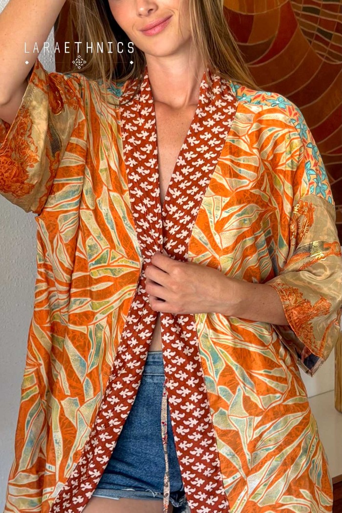 KIMONO PATCHWORK - OCTAVIA SABLE