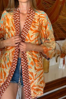 KIMONO PATCHWORK - OCTAVIA SABLE