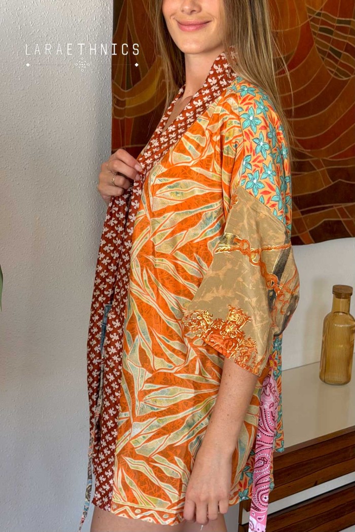 KIMONO PATCHWORK - OCTAVIA SABLE