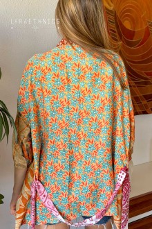 KIMONO PATCHWORK - OCTAVIA SABLE