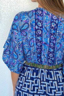 VESTIDO DE PATCHWORK - SORELLA DELOS