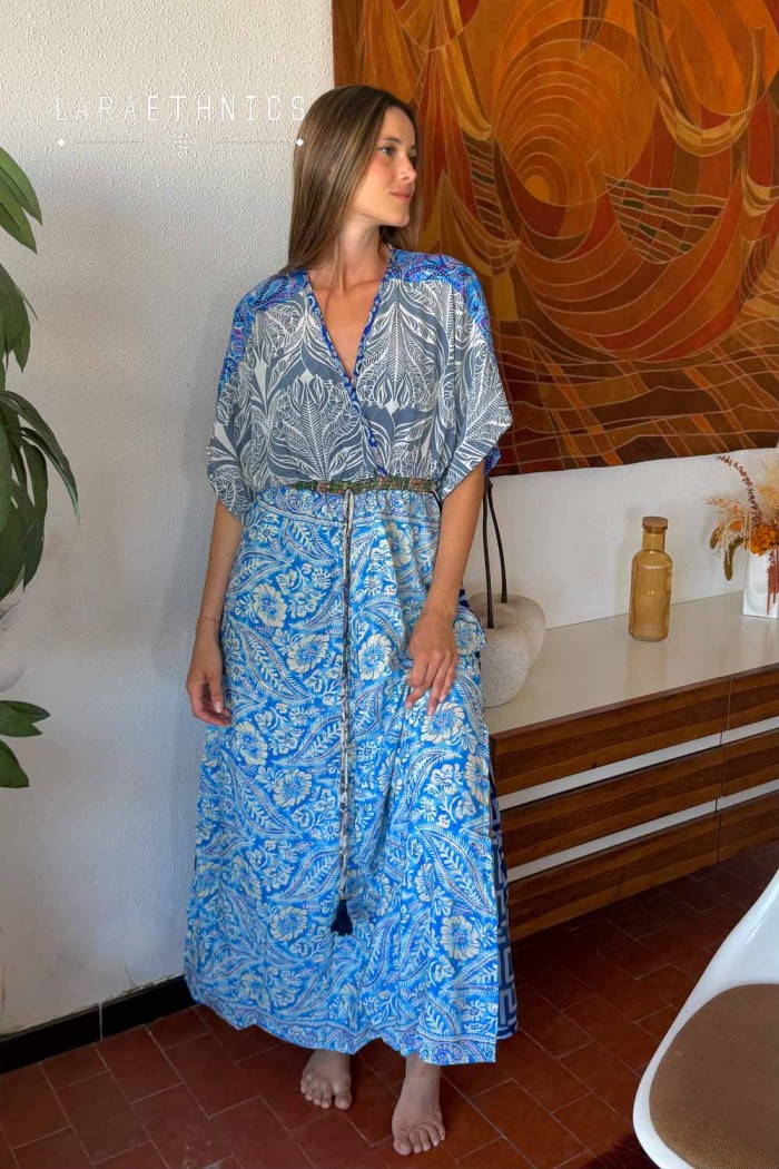 VESTIDO DE PATCHWORK - SORELLA DELOS