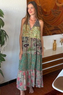 ROBE PATCHWORK - DIANA KAKI