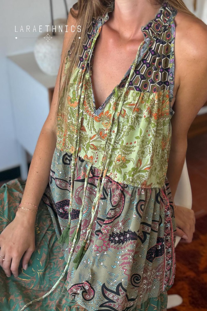 ROBE PATCHWORK - DIANA KAKI
