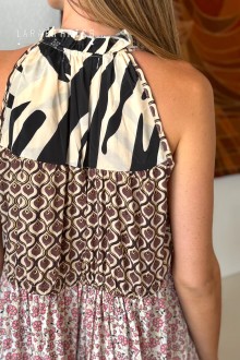 ROBE PATCHWORK - DIANA SOLAIRE