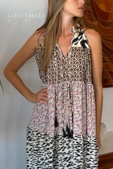 ROBE PATCHWORK - DIANA SOLAIRE