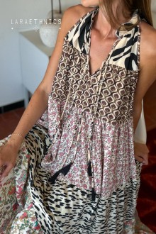 ROBE PATCHWORK - DIANA SOLAIRE
