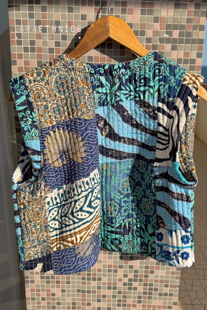 PATCHWORK VEST - ESTRELLA LAGON