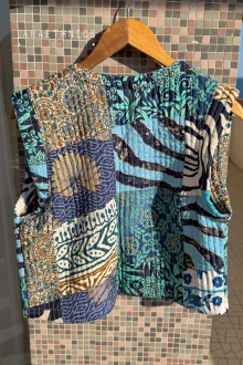PATCHWORK VEST - ESTRELLA LAGON