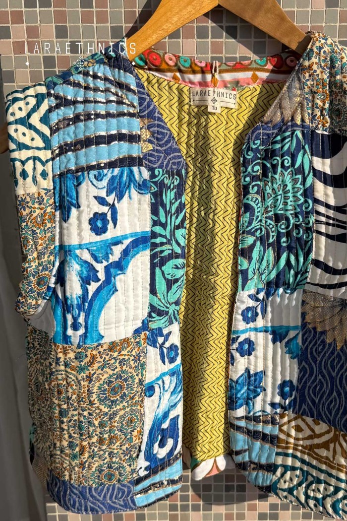 PATCHWORK VEST - ESTRELLA LAGON